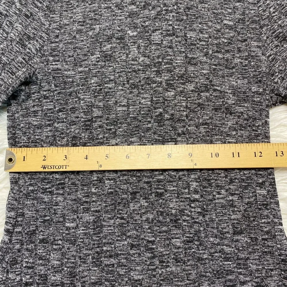 American Eagle Outfitters Knit Dress Gray Swing Mock Neck Long‎ sleeves Small